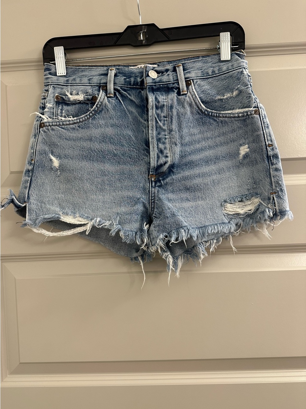 AGOLDE Jaden Hi Rise Cut Off Short